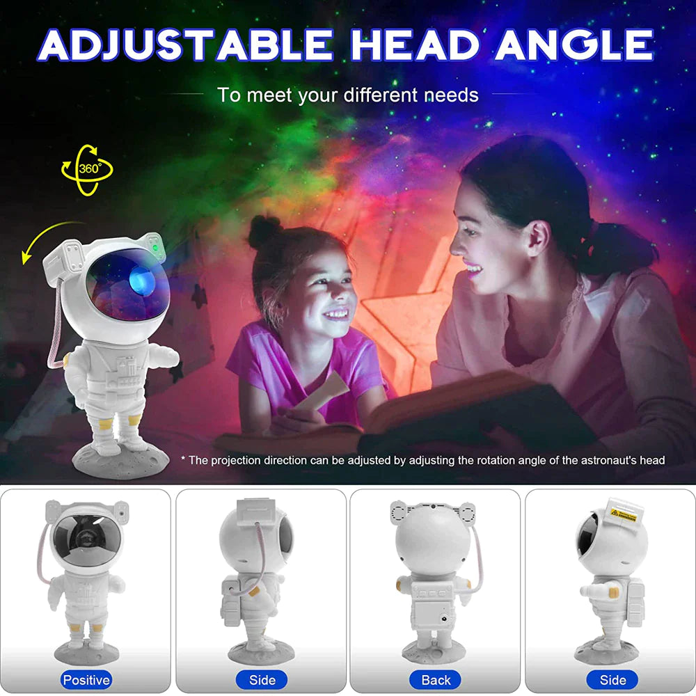 Astronaut Galaxy Projector β Starry Sky LED Night Light with Remote