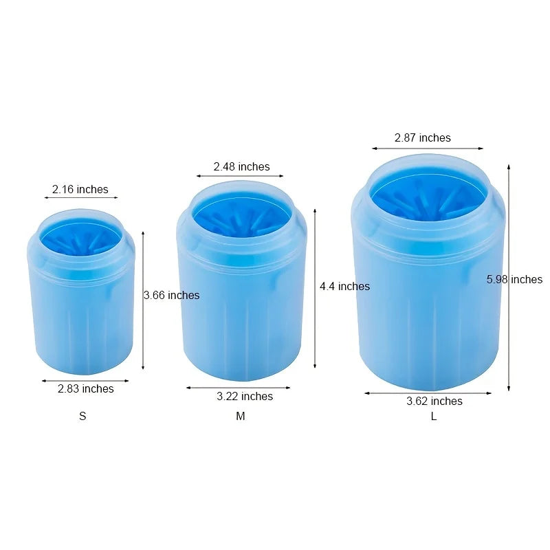 Silicone Dog Paw Cleaner Cup – Portable Pet Foot Washer for Dogs & Cats | Gentle Brush for Quick, Mess-Free Cleaning