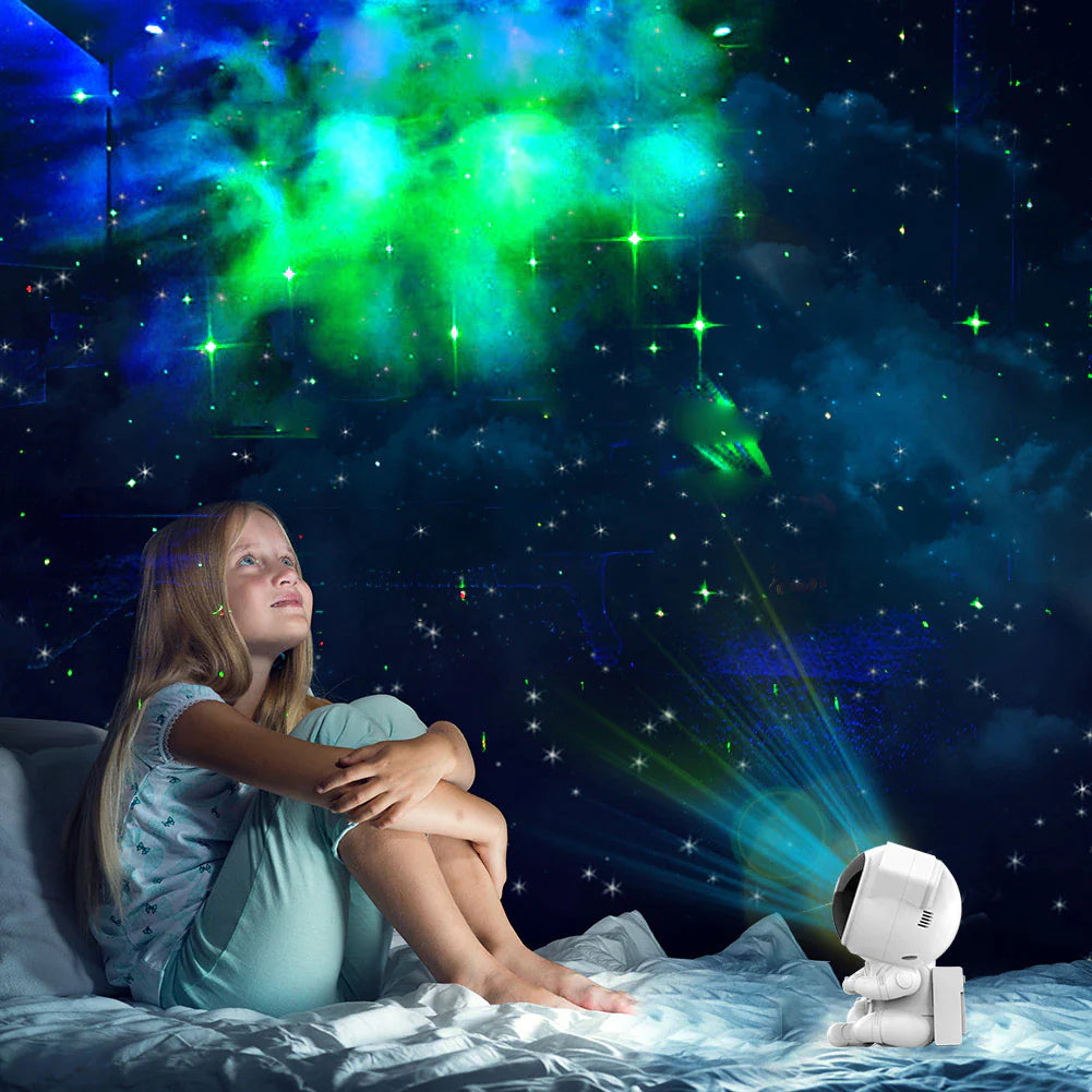 Astronaut Galaxy Projector β Starry Sky LED Night Light with Remote