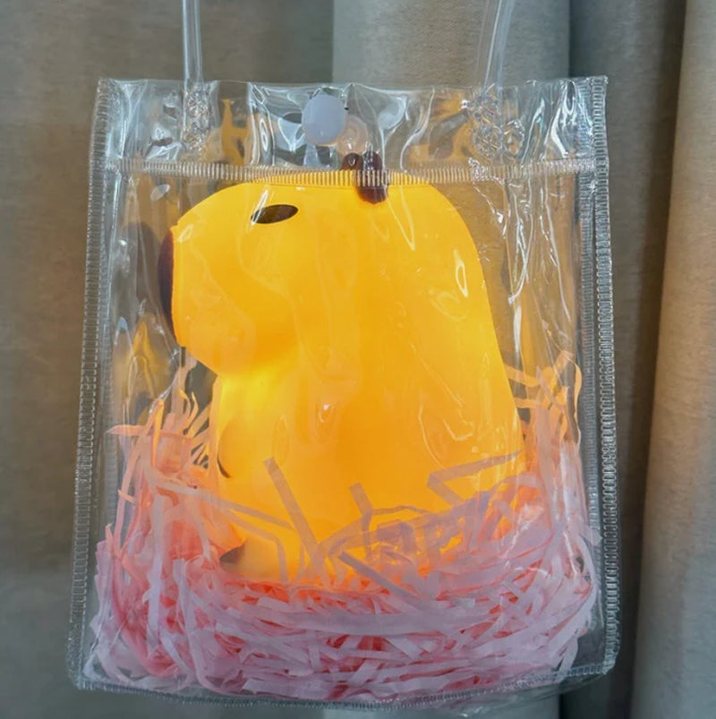 Cute Capybara Mini Mood Light β Soft Glow Night Lamp