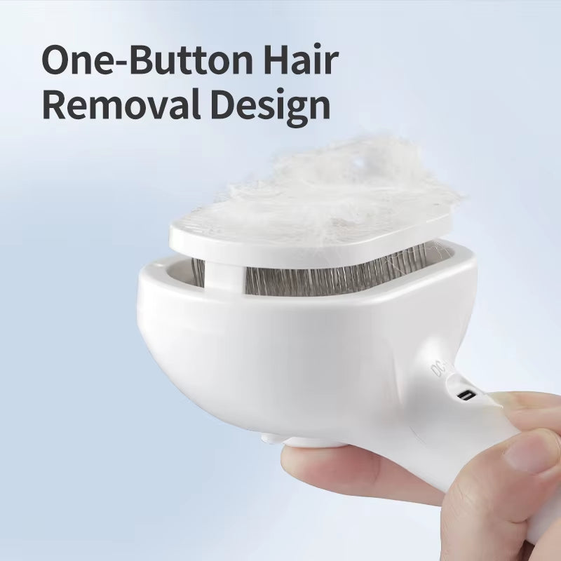 ROJECO Electric Pet Grooming Spray Comb – Steam Massage & Hair Care for Cats & Dogs
