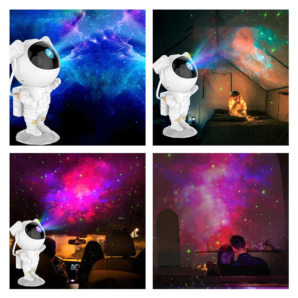 Astronaut Galaxy Projector β Starry Sky LED Night Light with Remote