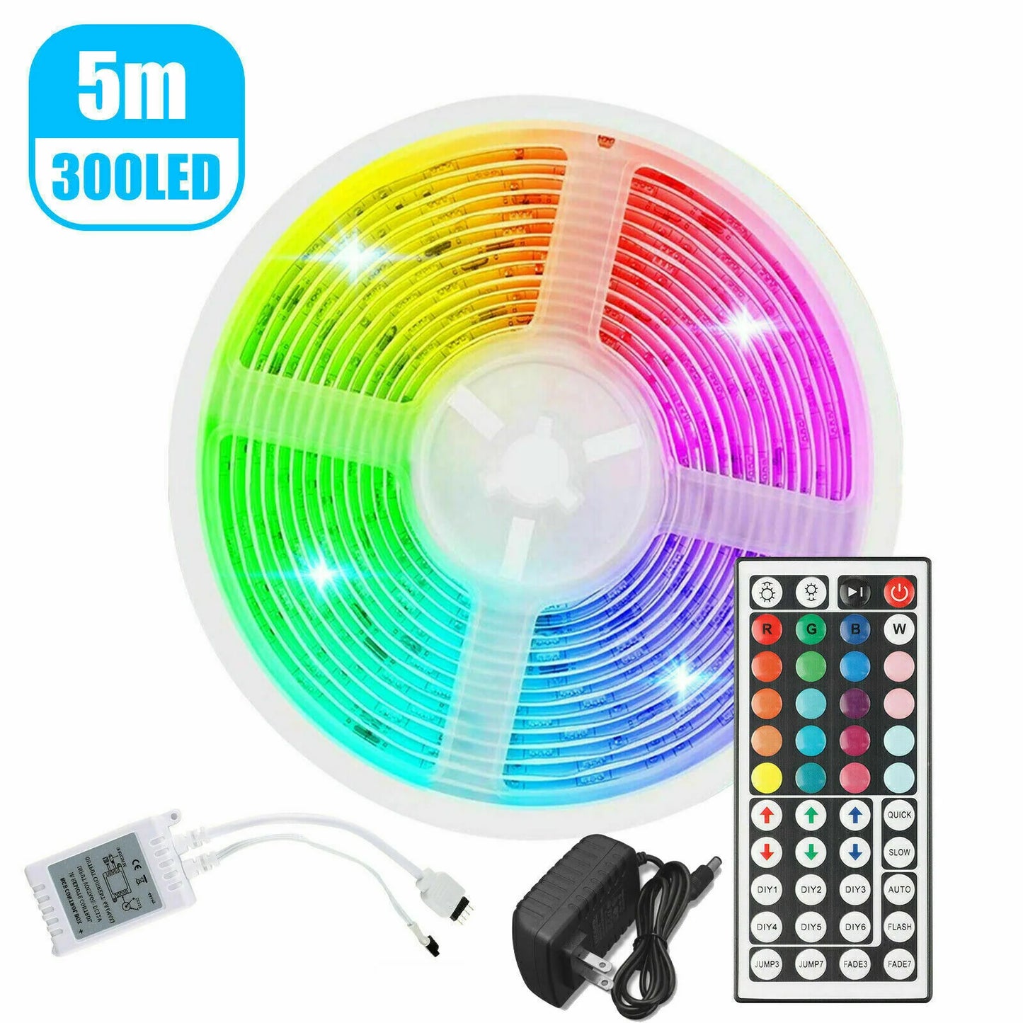 32ft Waterproof LED Strip Lights with Remote β Indoor & Outdoor