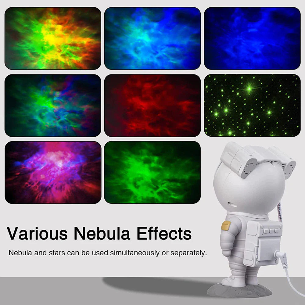 Astronaut Galaxy Projector β Starry Sky LED Night Light with Remote