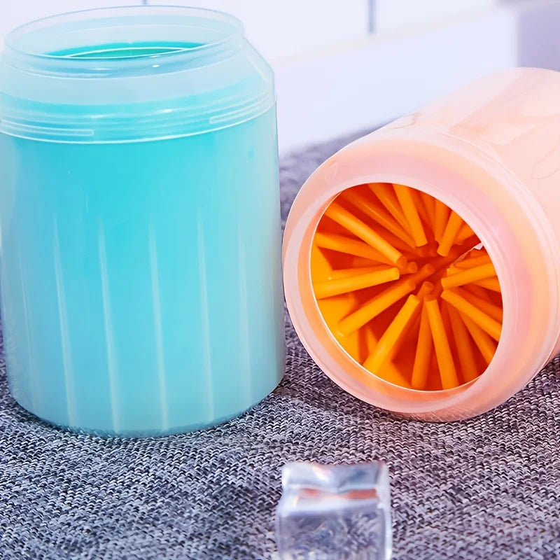 Silicone Dog Paw Cleaner Cup – Portable Pet Foot Washer for Dogs & Cats | Gentle Brush for Quick, Mess-Free Cleaning