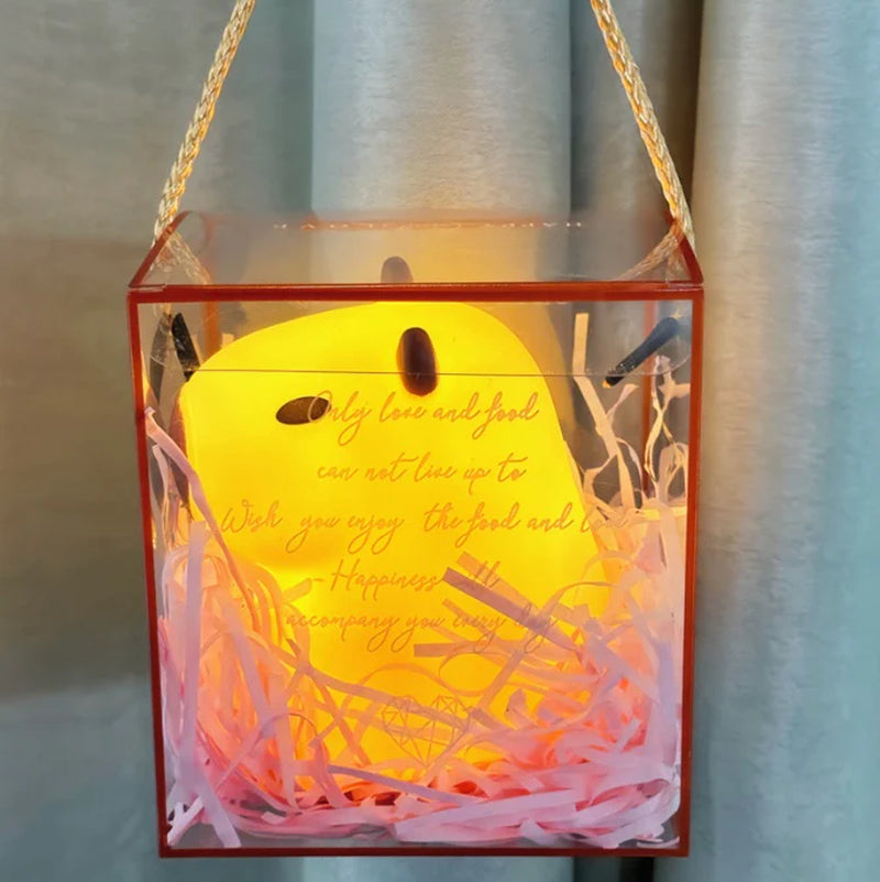 Cute Capybara Mini Mood Light β Soft Glow Night Lamp
