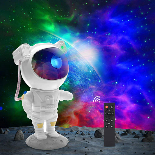Astronaut Galaxy Projector – Starry Sky LED Night Light with Remote
