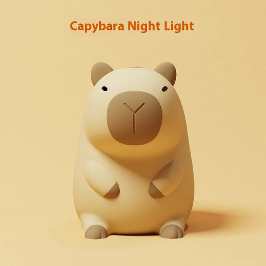 Cute Capybara Mini Mood Light – Soft Glow Night Lamp