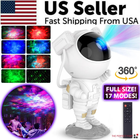 Astronaut Galaxy Projector – Starry Sky LED Night Light with Remote